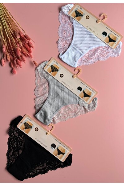 VicTroy Velia Curve |   Dantelli 6 Pieces Camisole Fabric Cotton Women's Panties 50E25