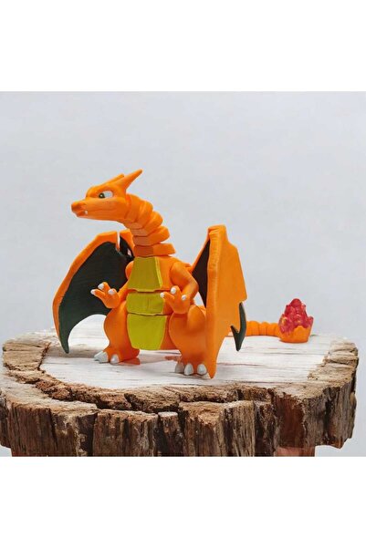 EFSeR ATÖLYE Hareketli Charizard Pokemon 30CM Dekor Figür Oyuncak