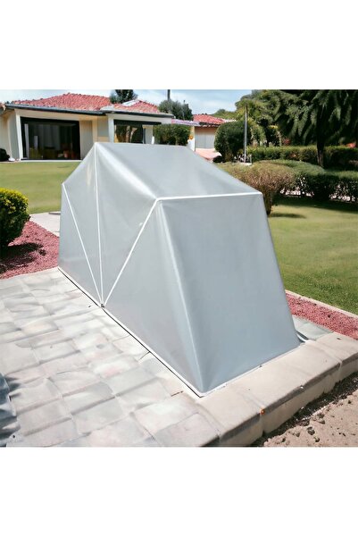 Kafkas Katlanır portatif motosiklet garajı brandası 175x125x350 su geçirmez