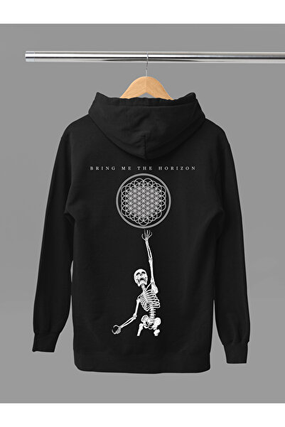 MAGORS BRING ME THE HORIZON Hanorac rock cu glugă, cu mânecă lungă, din bumba...