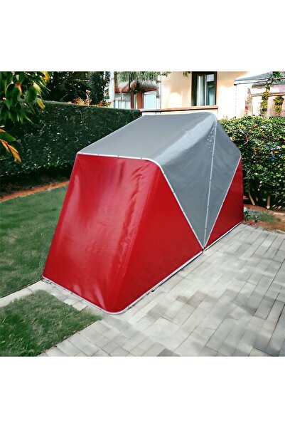 Kafkas Katlanır portatif motosiklet garajı brandası 175x125x350 su geçirmez