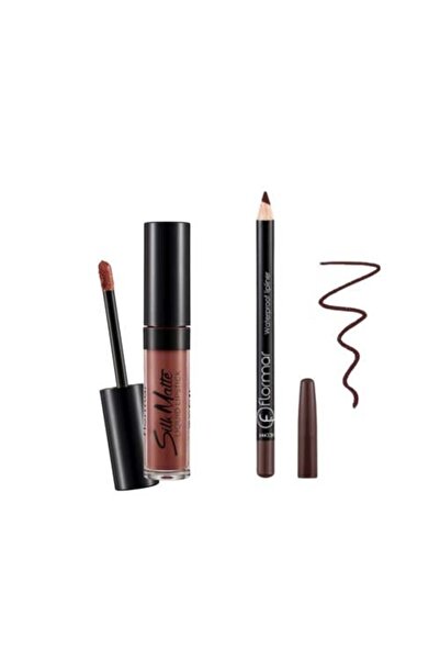 Flormar Lip Mix Set - Lipstick and Liner
