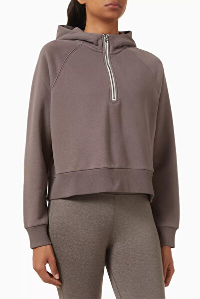 Vuori Restore Half-Zip Hooded Sweatshirt, Organic French Terry, Comfortable &...