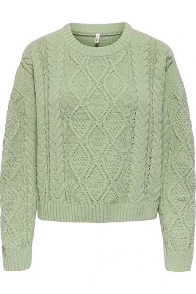 ONLY Onlelly Life Ls Cable O-Neck Cc Knt Women's Sweater 15351234