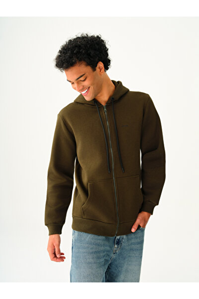 Loft Regular Fit Khaki Men's Sweatshirt Lf2034270
