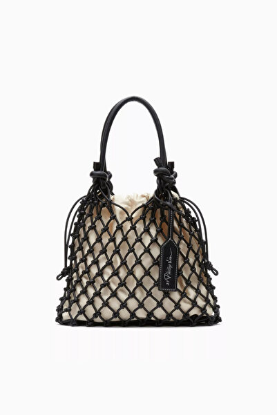 3.1 Phillip Lim Cotton Blend Mini Macrame Bag, Lightweight & Handmade Elegance, Versatile Use