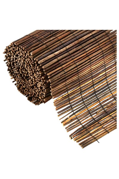 JollyMag Garden fence/screen made of natural wicker, 5x2 m