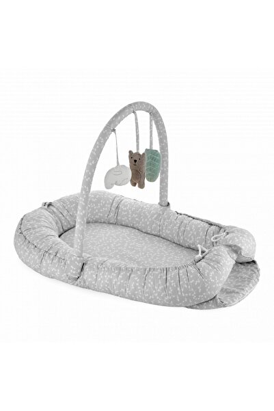 JollyMag Salteluta BabyNest cu bara jucarii Medzi rodičmi (Culoare: Turcoaz)