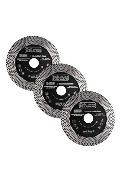 JollyMag Thin turbo diamond blade, double segmented, ceramic tiles, wet and d...