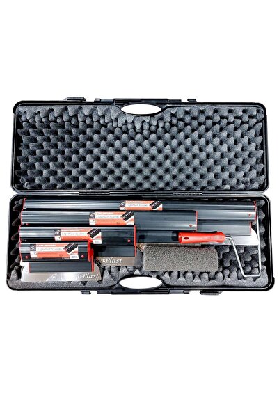 JollyMag Set of 4 professional trowels, stainless steel, 25, 40, 60, 80 cm, t...