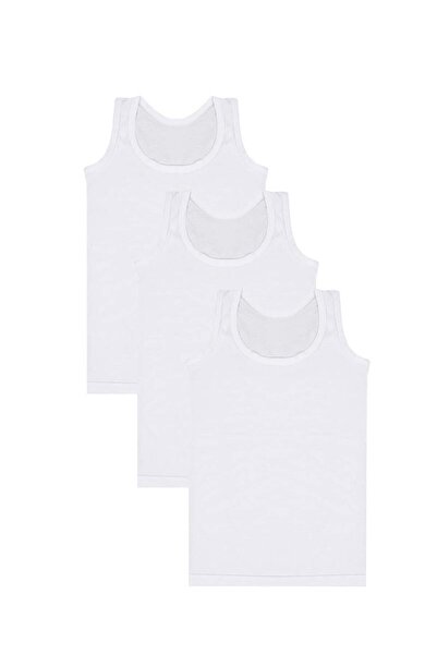 modaserdem Mdsrdm Boys' 3-Piece Combed Cotton Undershirt