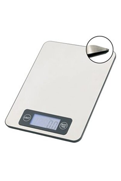 OEM LCD kitchen scale, stainless steel surface, 5 Kg