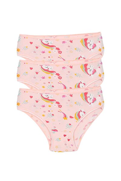 modaserdem Mdsrdm Girl's 3-Piece Pink Panties