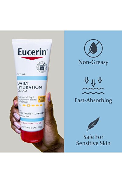 Eucerin كريم مرطب يومي مع عامل حماية من الشمس 30