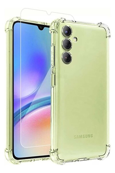 Glassology جراب شفاف مع واقي شاشة لهاتف Samsung Galaxy A05s