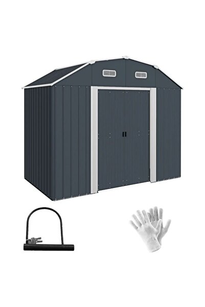 JollyMag Garden shed/shed/tool ​​storage, with base structure included, steel...