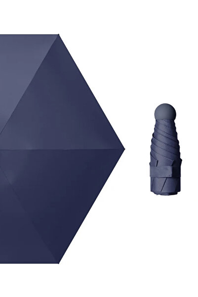 Onetick Kapsül Şemsiye Tam Otomatik Rüzgarda Kırılmayan Çantalı Şemsiye (6 Telli)
