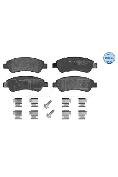 MEYLE Комплект спирачни накладки за дискови спирачки заден мост Citroen Jumpe...