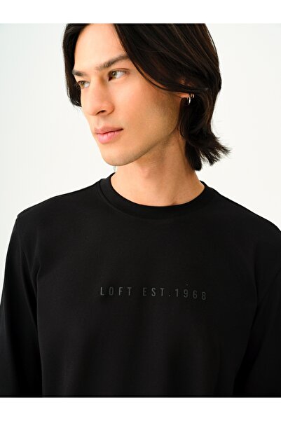 Loft Siyah Erkek Sweatshirt Lf2037825