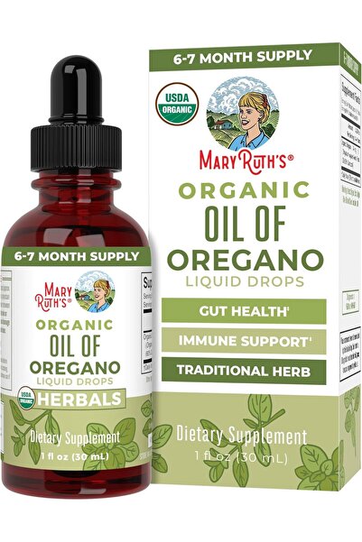 Maryruth's قطرات زيت الأوريجانو من ماري روث أورجانيكس | إمداد لمدة ٦ أشهر | ز...