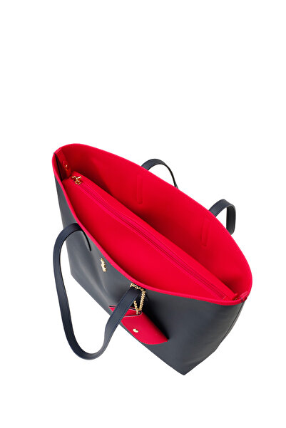 U.S. Polo Assn. Navy Blue-Red Women's Shoulder Bag Us26300 Online Exclusive