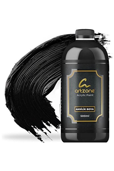 Artzone Akrilik Boya 500ml - Siyah Boya