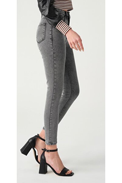 Pubi Pubi//New Season//High Waist//Recovery//Lycra//Skinny Jeans//Women's Pants