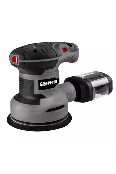 JollyMag Masina de slefuit orbital, grafit, excentrická, 300 W, okrúhla, 125 mm