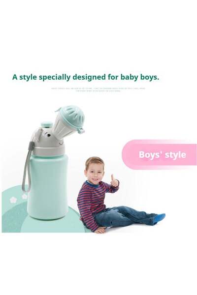 LIXADA Baby Portable Urinal Children's Urinal Emergency Toilet Camping Travel (Boys)