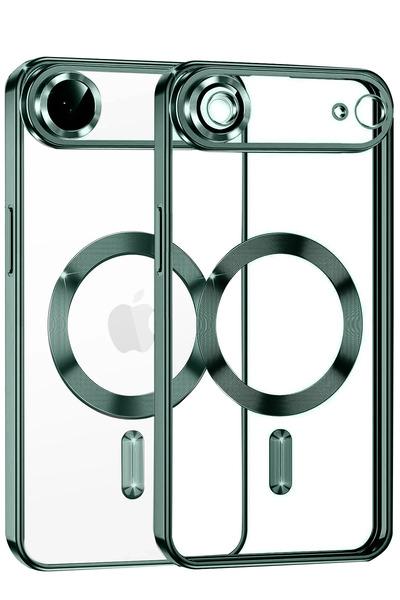 UnDePlus Apple iPhone 17 Air için Magsafe ile uyumlu Kılıf Kamera Lensli Koru...