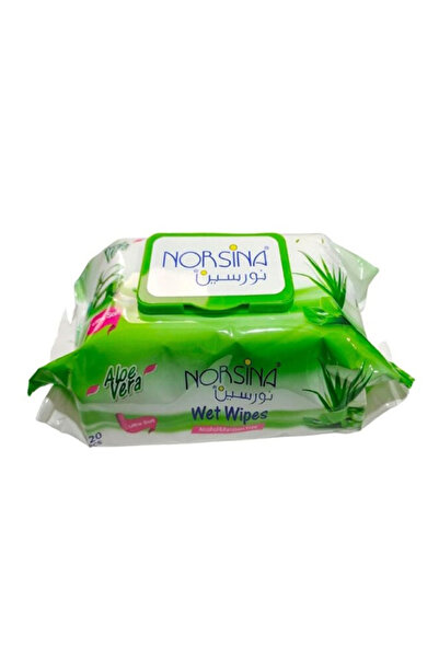 Norsina Norsina Wet Wipes 120 Wipes with Aloe Vera
