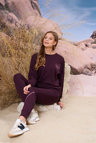 Poleren 8517 Kadın Kışlık Pijama Takımı