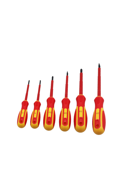 HI-TECH SANA مجموعة مفكات براغي معزولة فاخرة من 6 قطع - مجموعة أدوات كهربائية