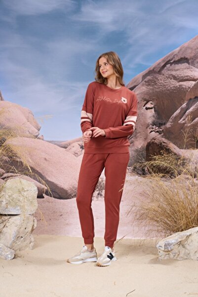 Poleren 8516 Kadın Kışlık Pijama Takımı