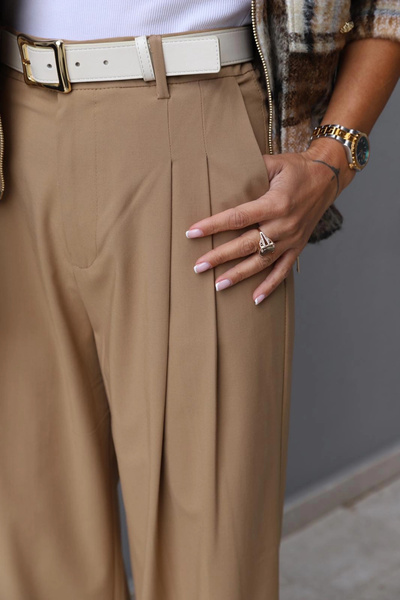 Purple by Banu Pile Detay Pantolon