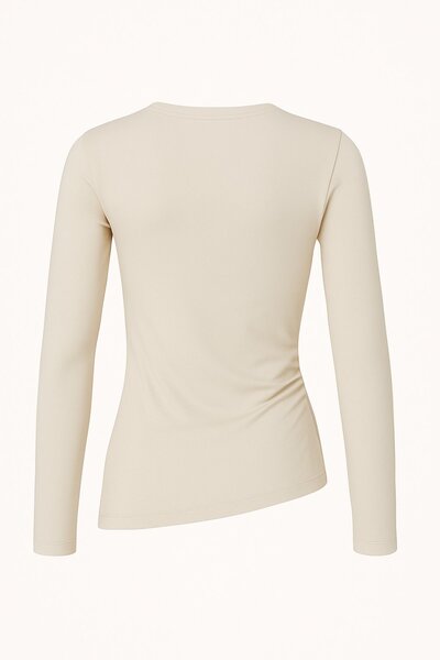 HAKKE BLUZ cu mânecă lungă asimetrică