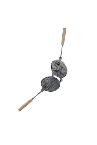 wei inox Honeycomb shape, 6 sections, wooden handle