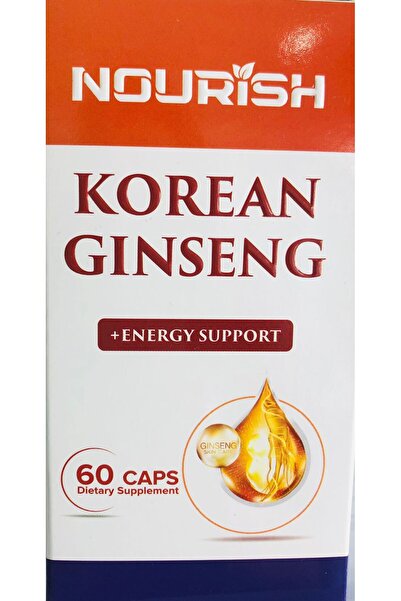 Nourish 60 كبسولة من الجينسنغ الكوري لدعم الطاقة