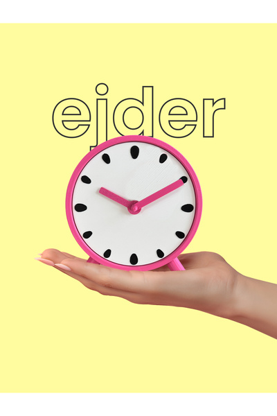 DECOROMA Meyve Temalı Renkli Masa Saati – Meyve Serisi Tasarım Koleksiyonu