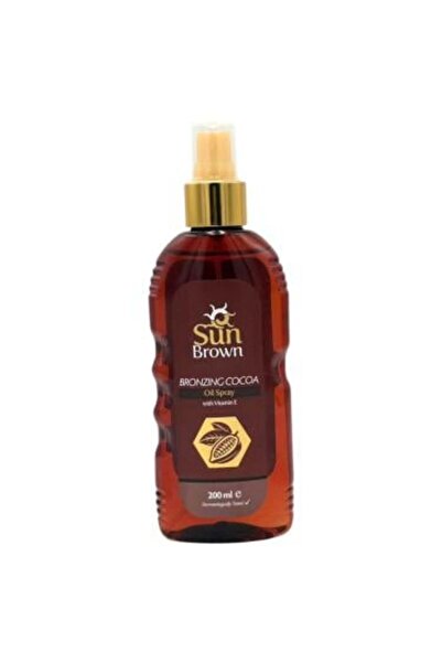 Sun Brown رذاذ زيت تسمير الكاكاو - 200 مل