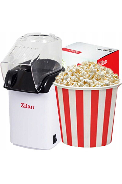 Zilan Aparat de popcorn ZLN-8044, putere albă 1200W, sistem cu jet de aer cald,