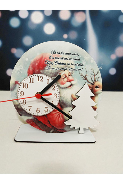 DLC Christmas decoration with clock