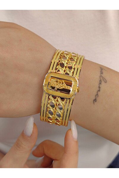 nasipkuyumcu 8 AYAR TUĞRALI PUL MODEL TARZ ALTIN KELEPÇE KLP00639