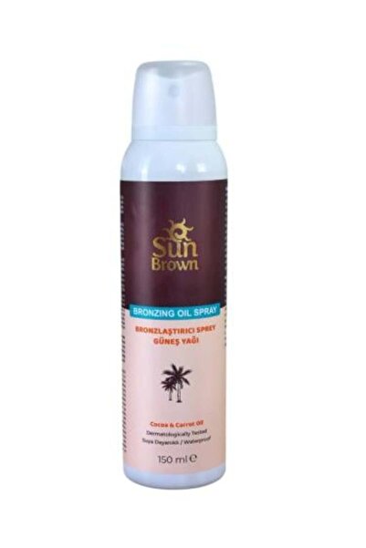 Sun Brown بخاخ زيت تسمير البشرة بالكاكاو والجزر - 150 مل