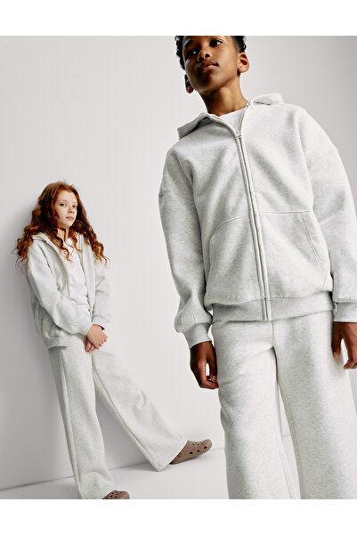Marks & Spencer Geniş Paçalı Pamuk Karışımlı Jogger Pantolon (2-16 Yaş)