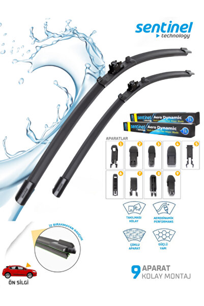Sentinel Peugeot 3008 (2017-2020) Model Ön Silecek Takımı Aero Dynamic