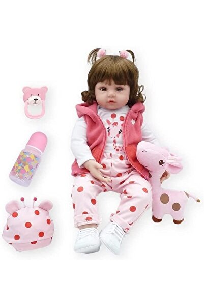 Jiffy دمية طفل حديث الولادة مقاس 20 بوصة مصنوعة من الفينيل الناعم والسيليكون دمية طفل حديث الولادة لعبة هدية دمى لكريس