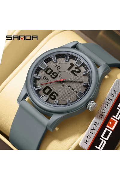 Sanda 3252 Grey Children's Watch – Sport Design, Analog, Diver, 5ATM Water Resistant