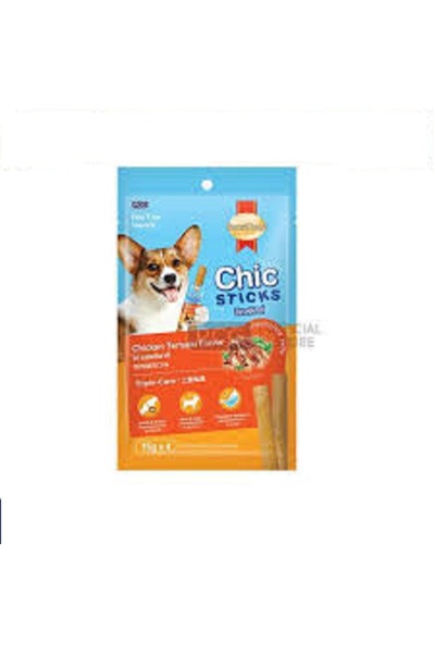 SmartHeart تشيكستيكس بنكهة دجاج ترياكي 15 جرام × 4