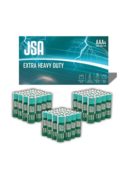 JSA Alkaline AAA Battery Pack – 12 Packs (72 Batteries) – 1.5V High Power – L...